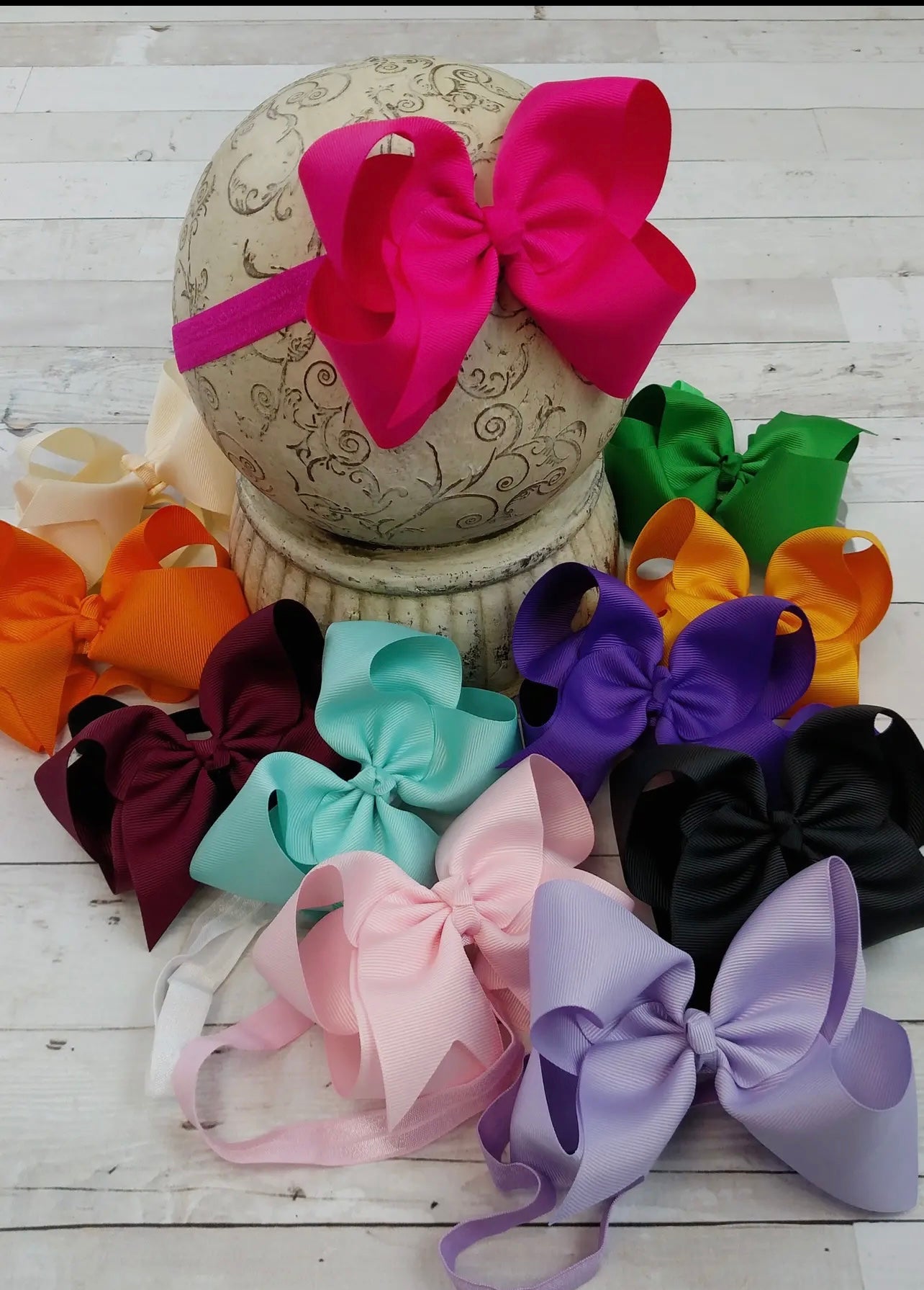 Oversized Bow Satin Headband – Lil Sugars Boutique display picture 2
