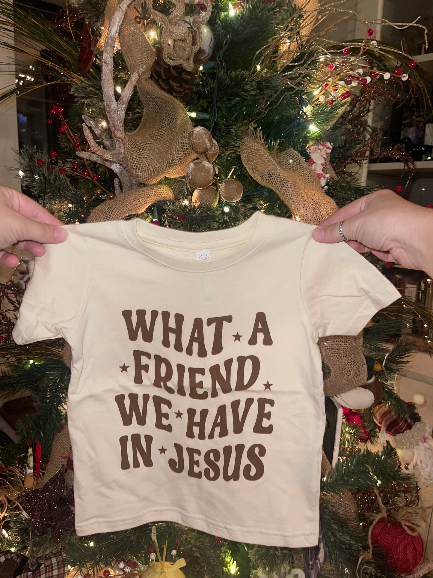 “Friend in Jesus” tee