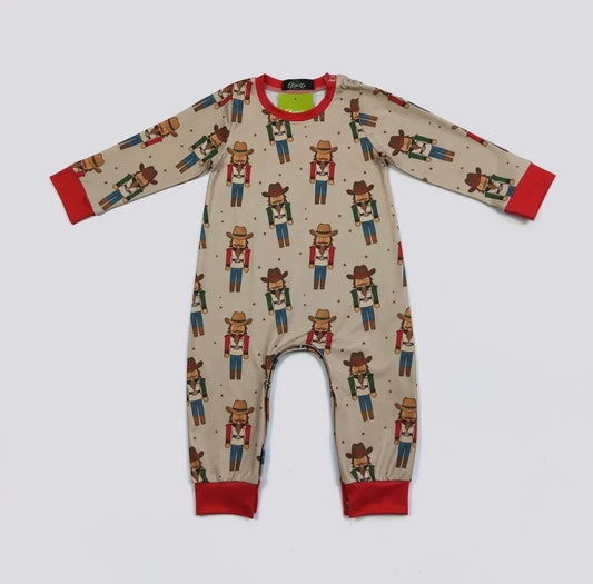 Cowboy Nutcracker Boy Romper