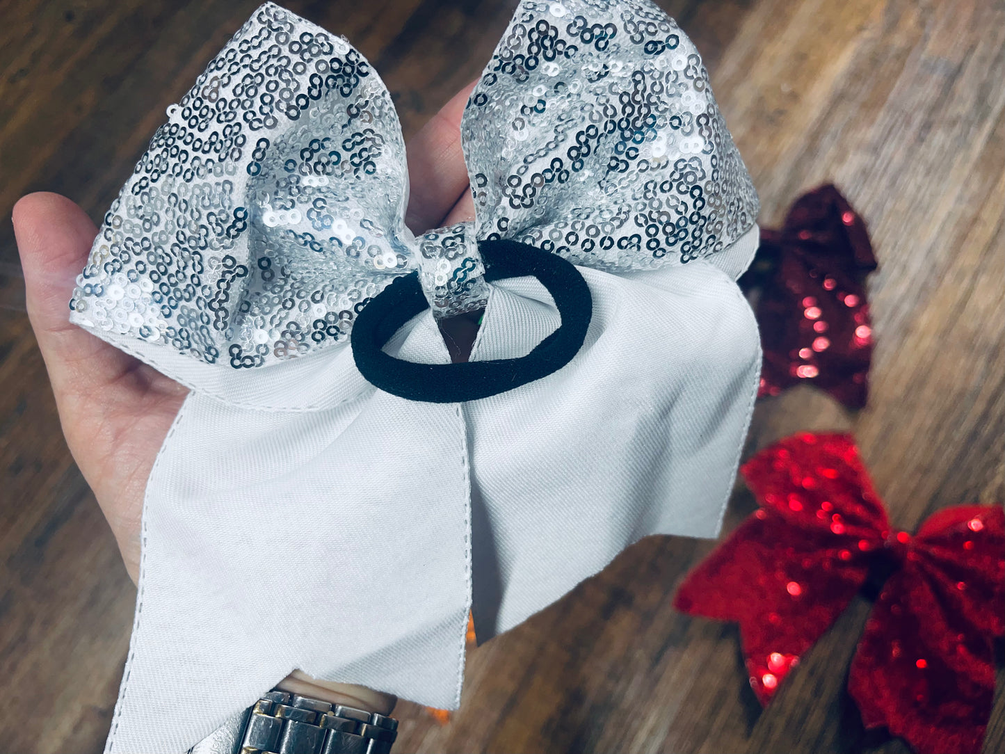 Sequin Cheer Bow